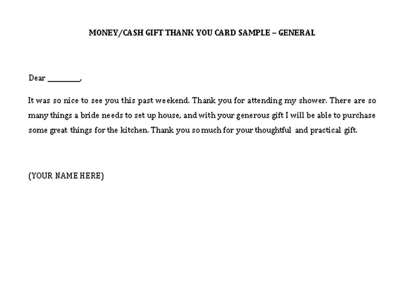 sample thank you notes for money1