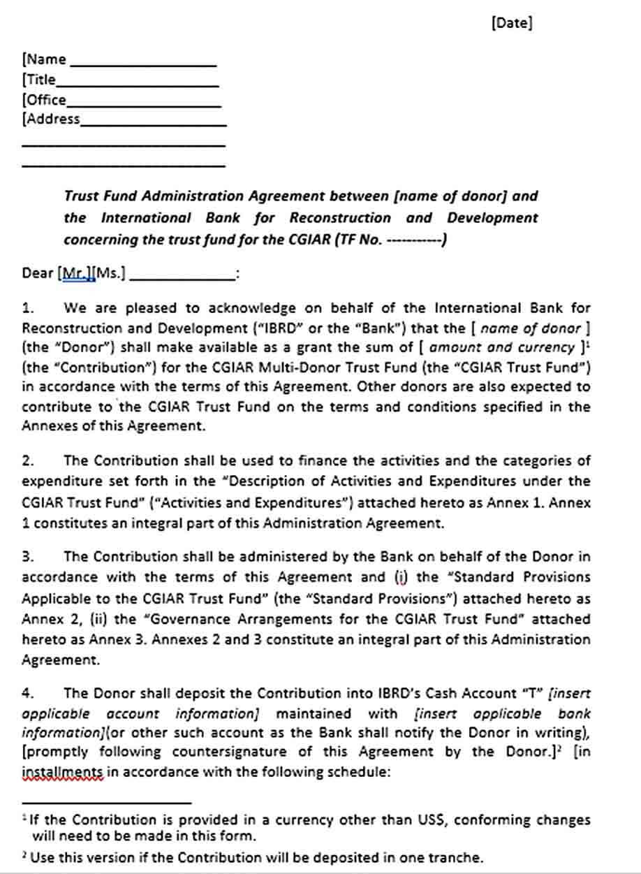 Fund Administration Agreement