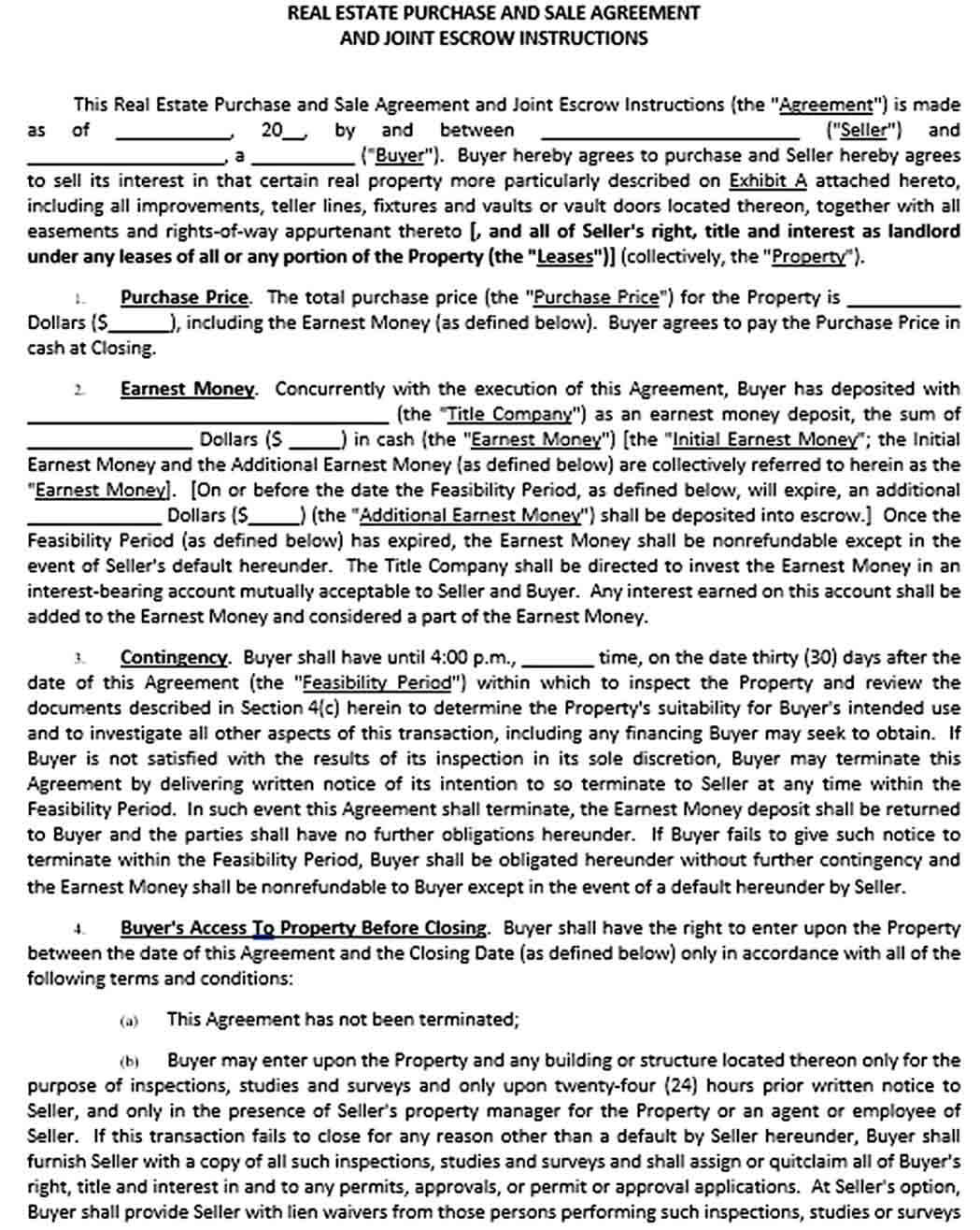 Sample Buy Sell Contract Agreement Document
