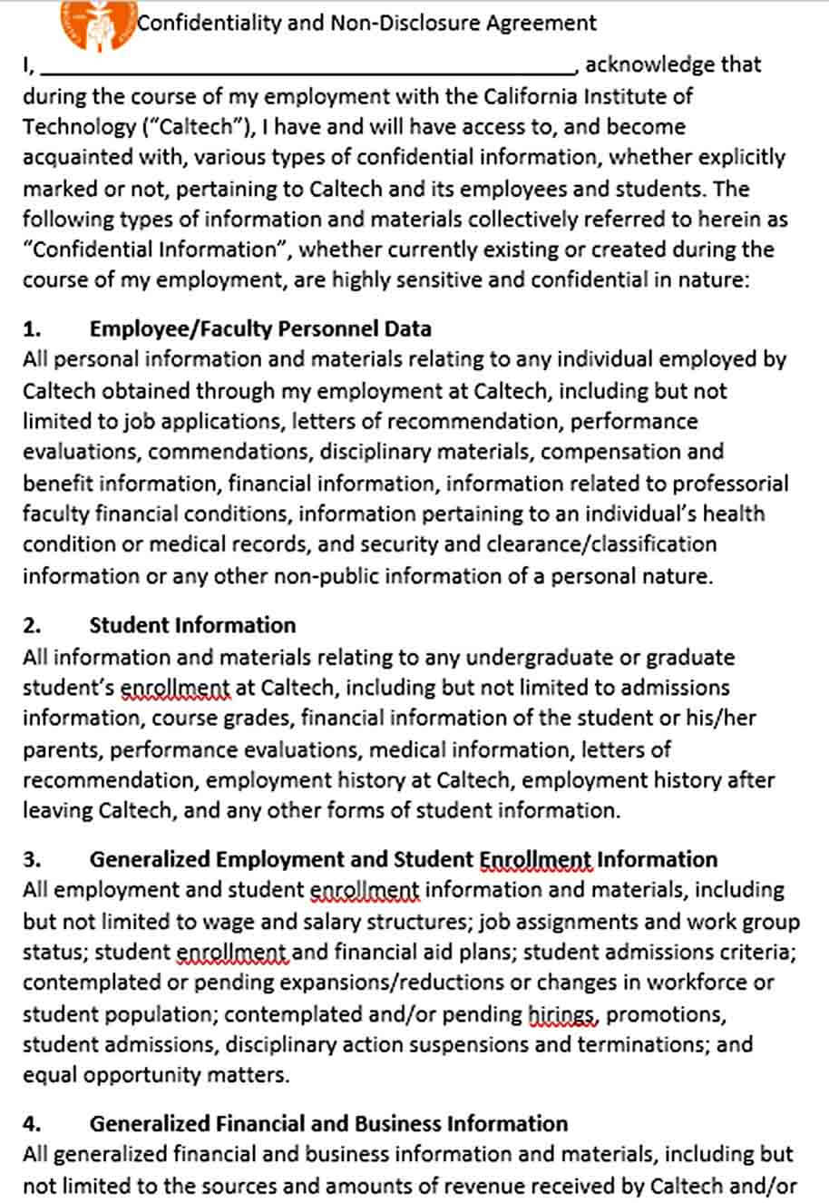 Sample University Audit Confidentiality Agreement Template