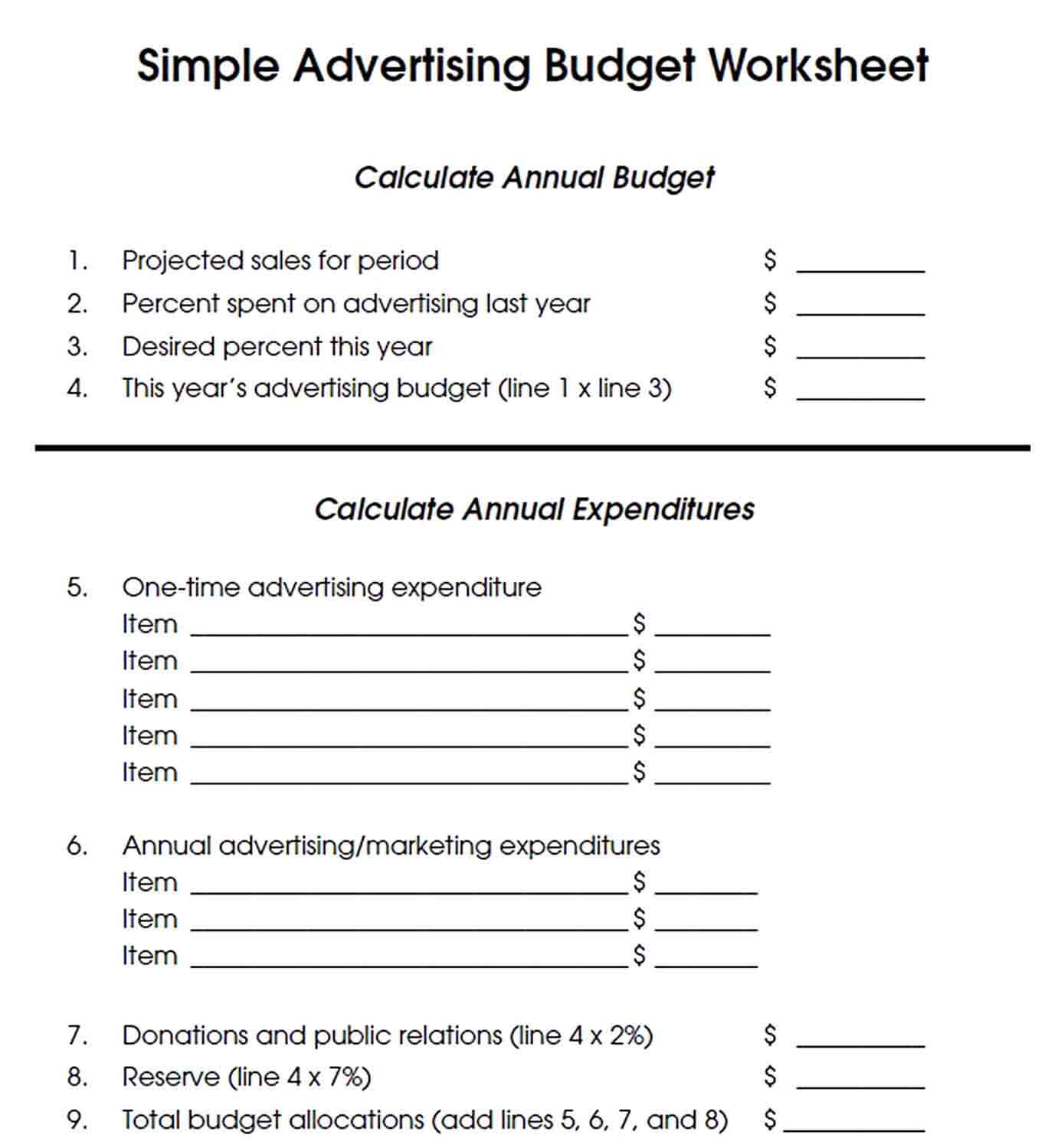 Budget for Small Business Advertising