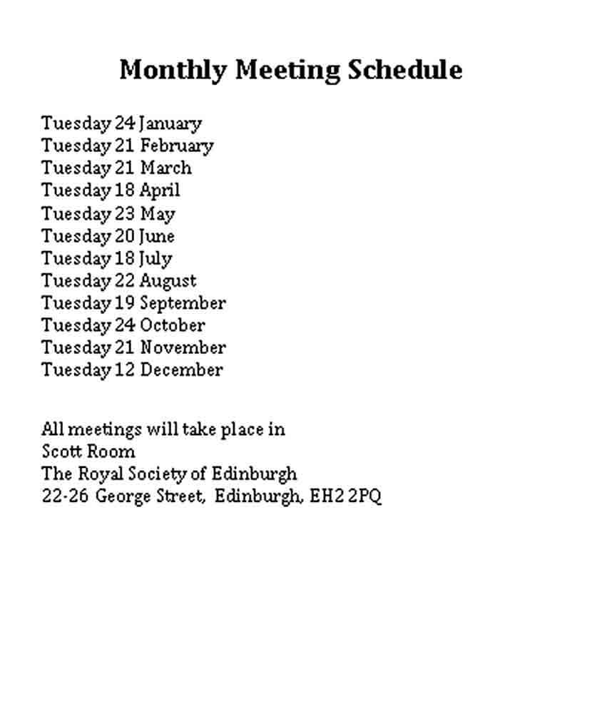 Monthly Meeting