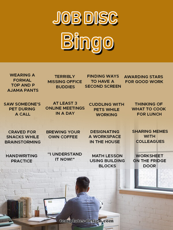 Bingo Card in psd design