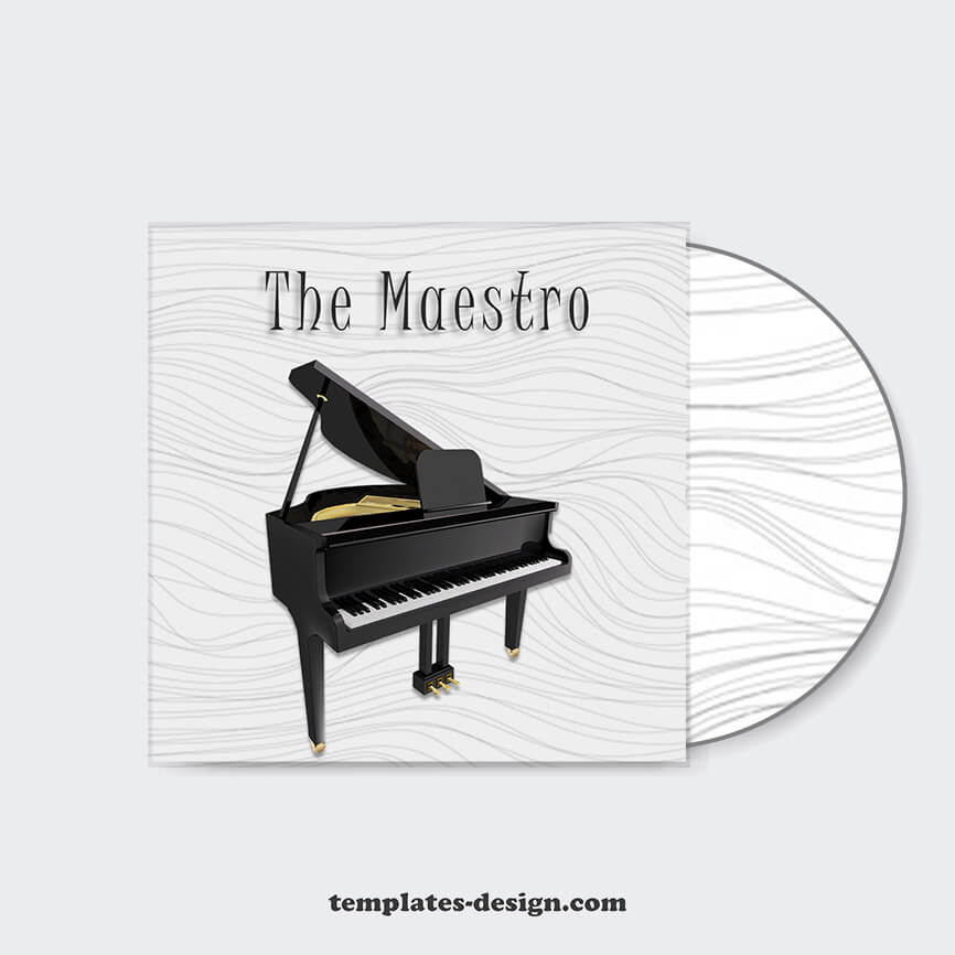 CD cover psd templates