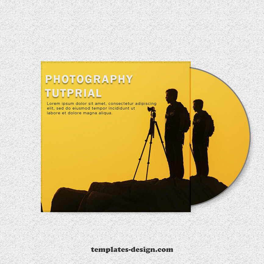 CD cover templates for photoshop