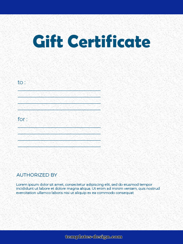 Gift Certificate psd templates