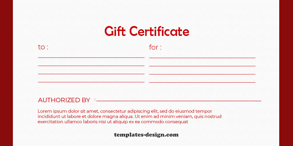 Gift Certificate templates for photoshop