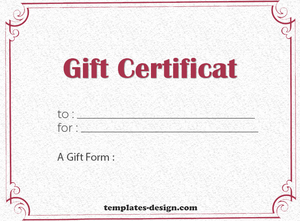 Gift Certificate templates psd templates