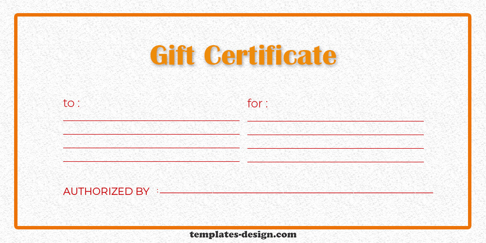 Gift Certificate templates psd