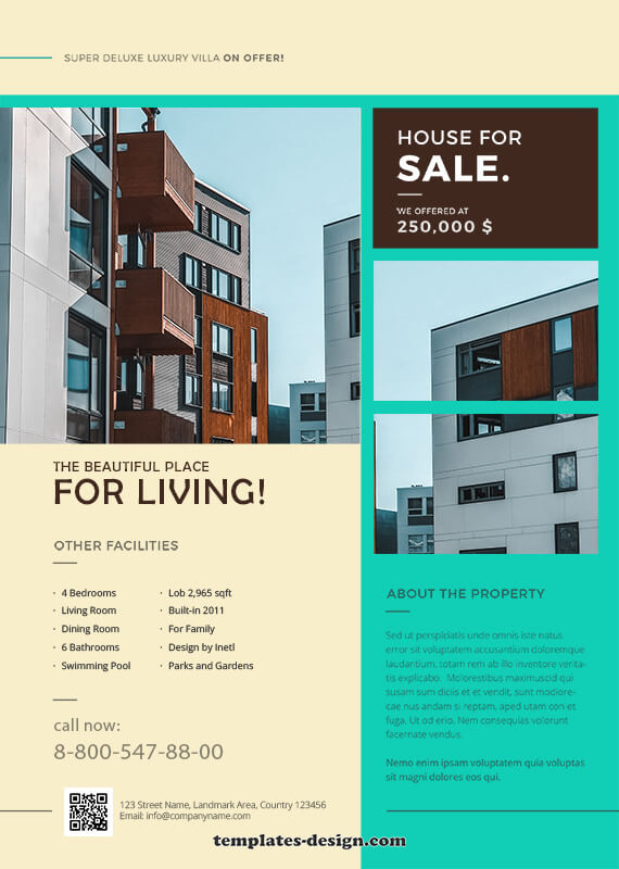 Real Estate Flyers in photoshop