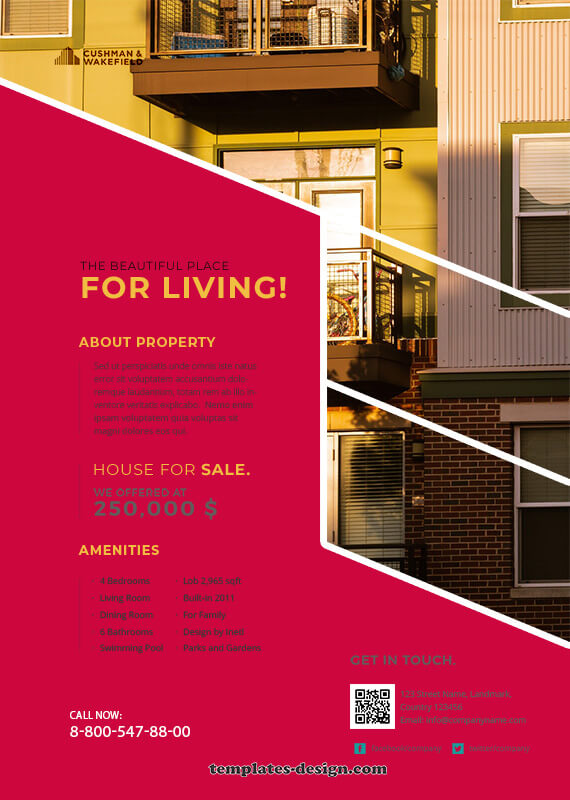 Real Estate Flyers in psd design
