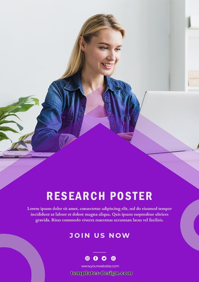 Research Poster templates psd