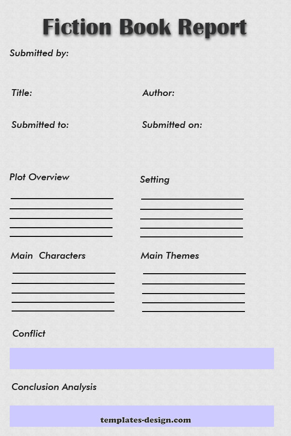 book report customizable psd design templates