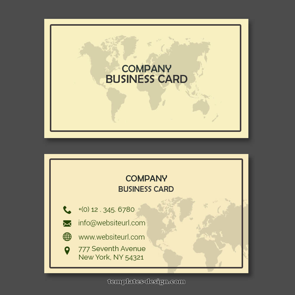 business card design templatess templates for photoshop