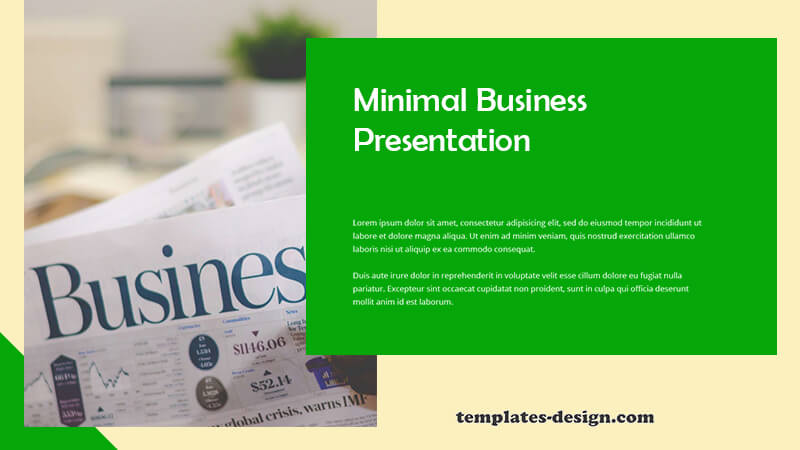 business presentation example psd design