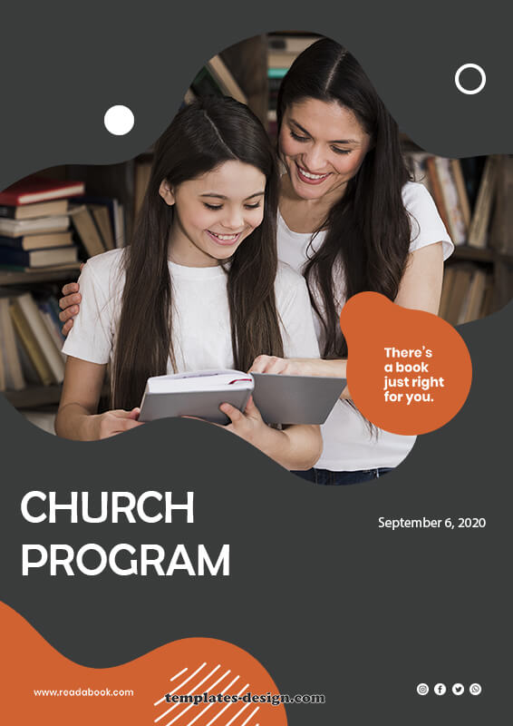 church program in photoshop