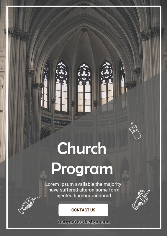 church program in psd design