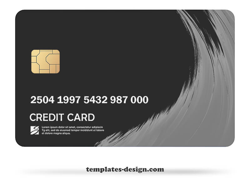 credit card psd templates