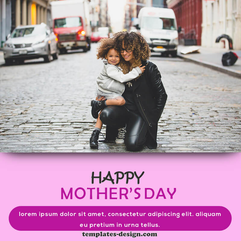 mothers day card in photoshop
