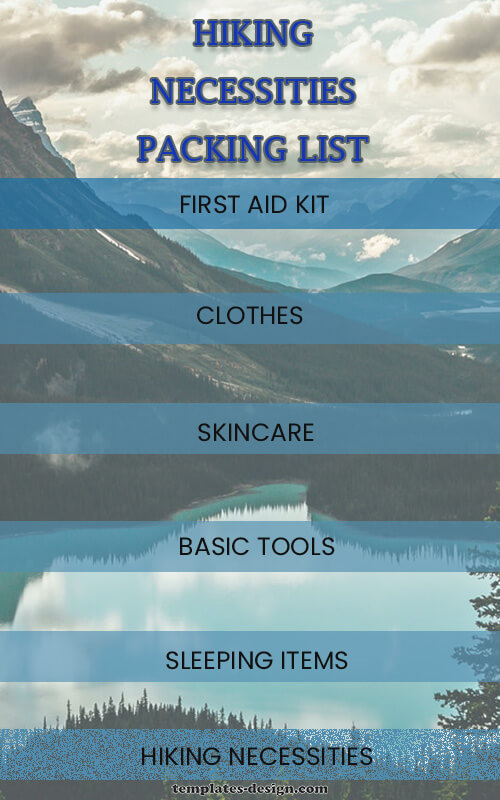 packing list template for photoshop