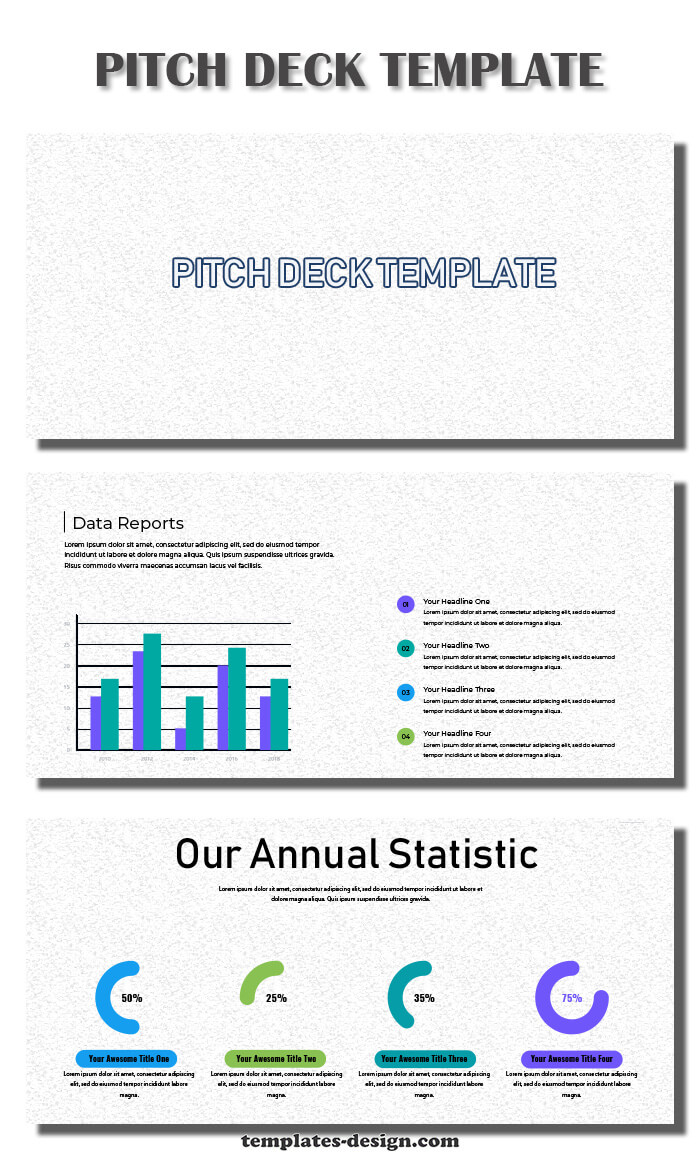 pitch deck templates psd