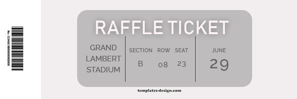 raffle ticket templates for photoshop