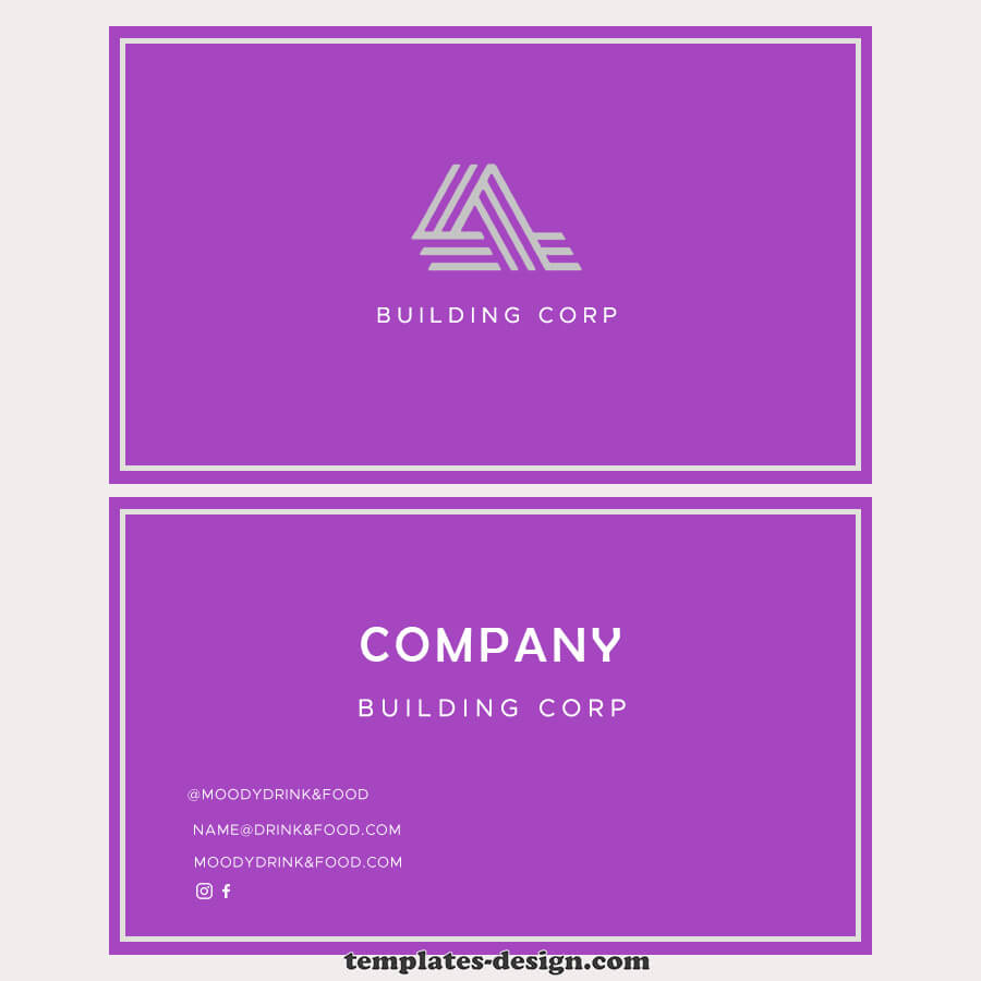 templates for business cards in photoshop