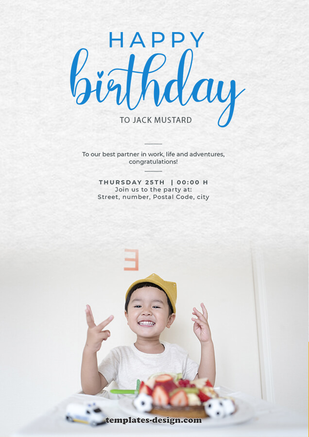 birthday flyer templates for photoshop