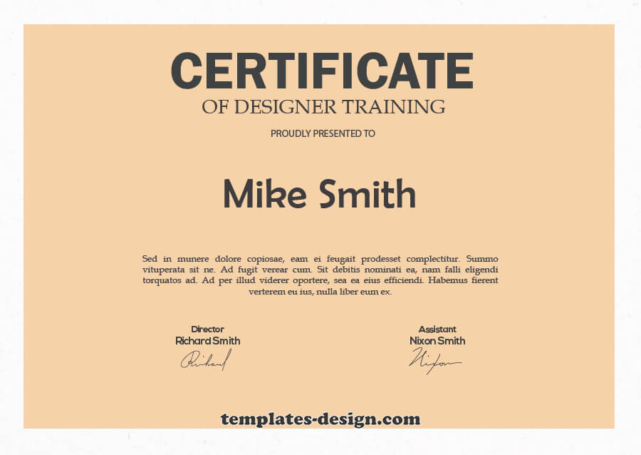 certificate design in photoshop