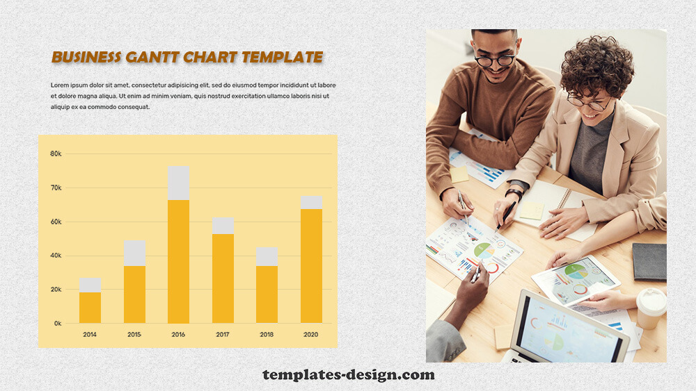 gantt chart example psd design