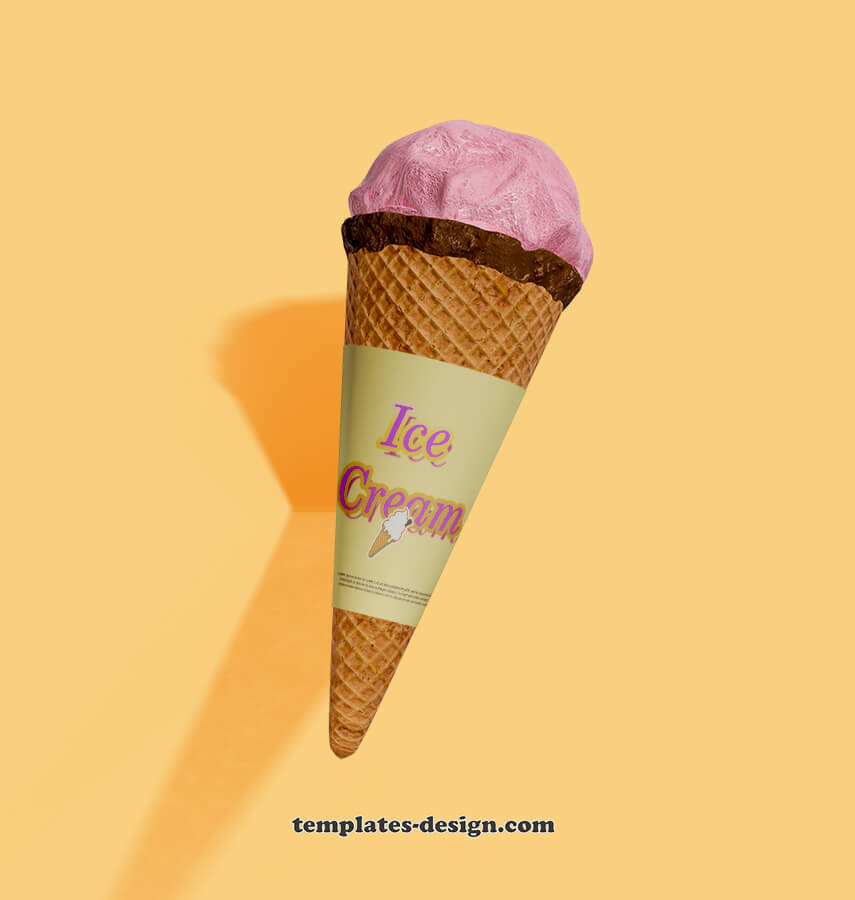 ice cream cones templates templates for photoshop