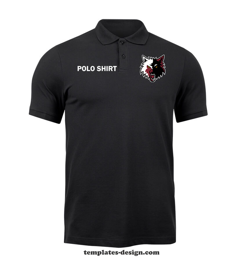 polo shirt example psd design