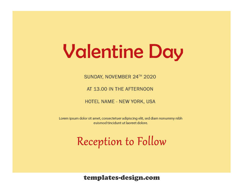 valentine card templates psd