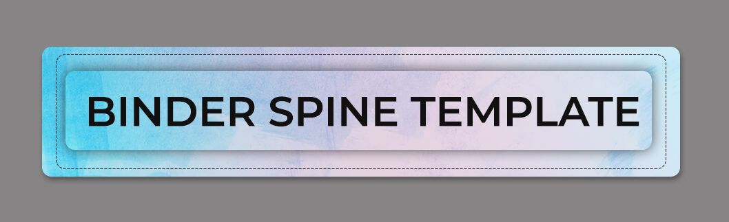 3 inch binder spine template PSD idea Design Sample