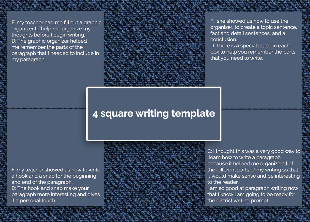 4 square writing template Free Templates in PSD file