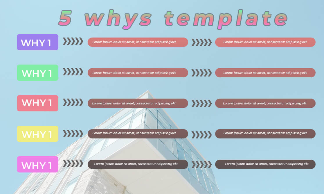 5 whys template Free PSD Templates Ideas