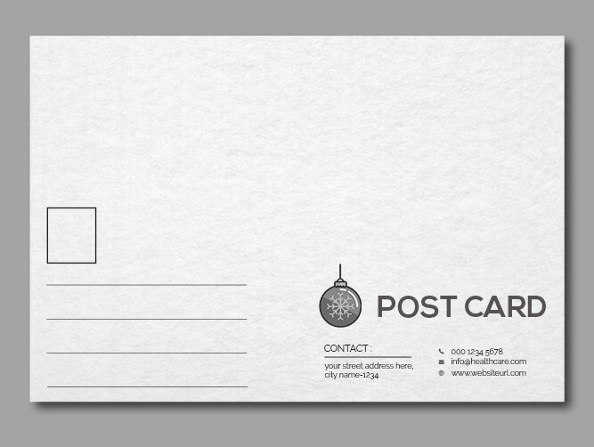 6x9 postcard template PSD idea Design Sample