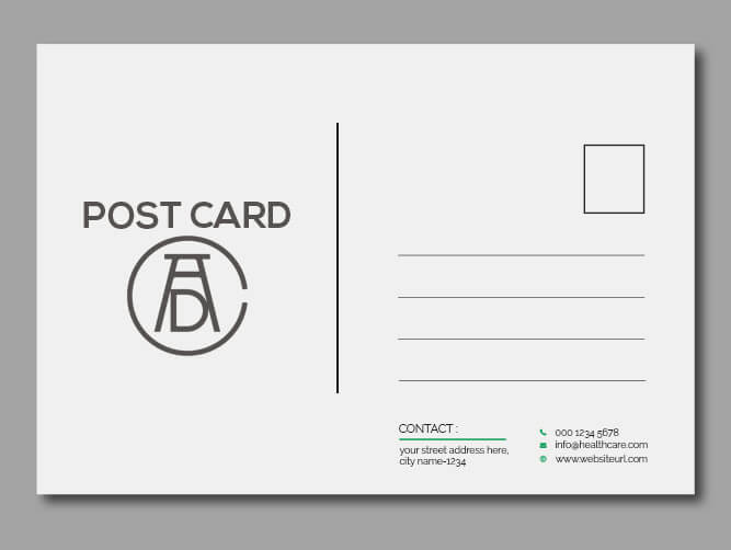6x9 postcard template Templates PSD Free file