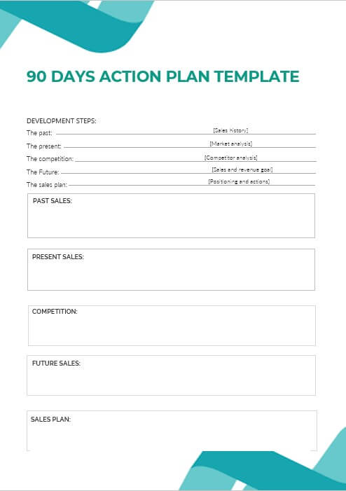 90 days action plan template 2