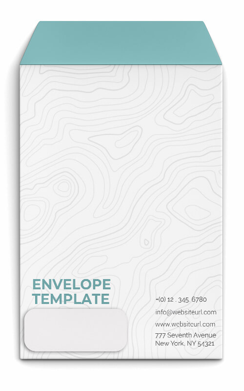 9x12 envelope template Free PSD file photoshop