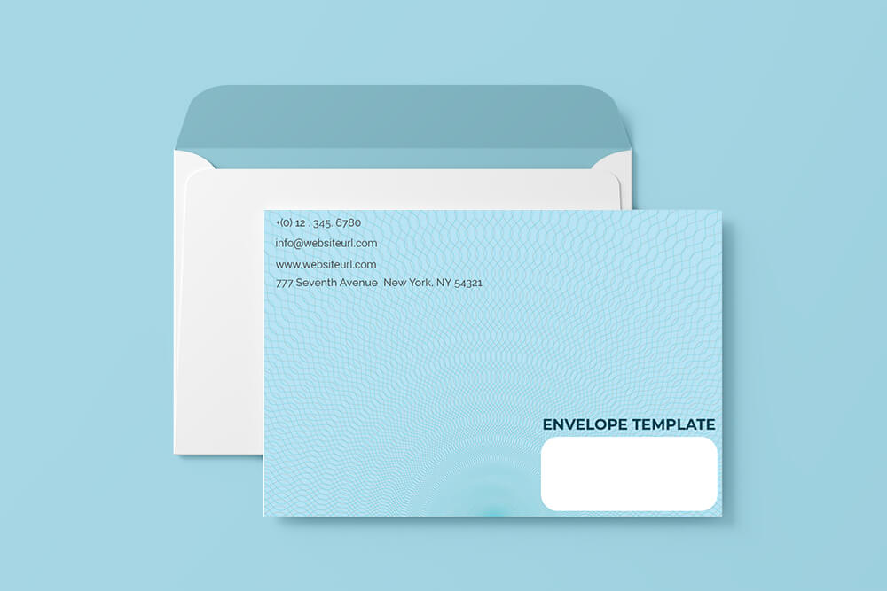 a 9 envelope template PSD idea Design Sample