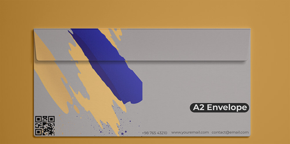 a2 envelope template Free PSD file photoshop