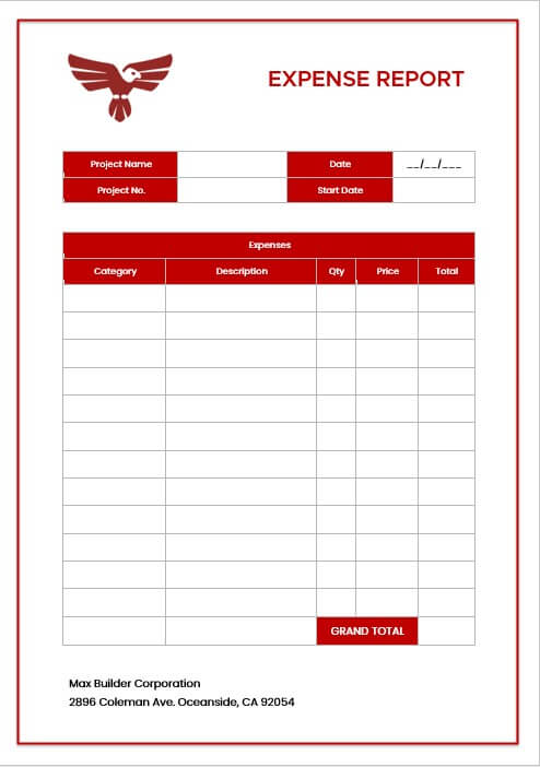 a3 report template 2