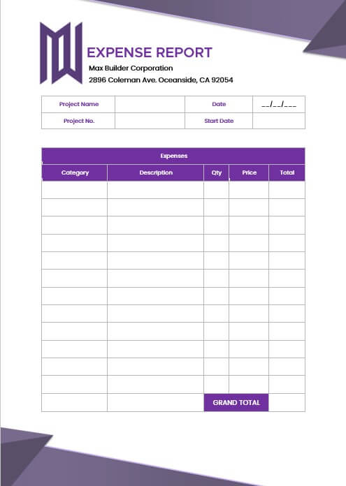 a3 report template 5