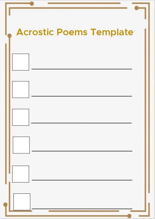 acrostic poems template 1