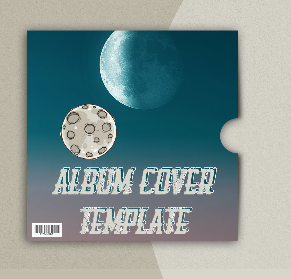 album cover template Free PSD file photoshop
