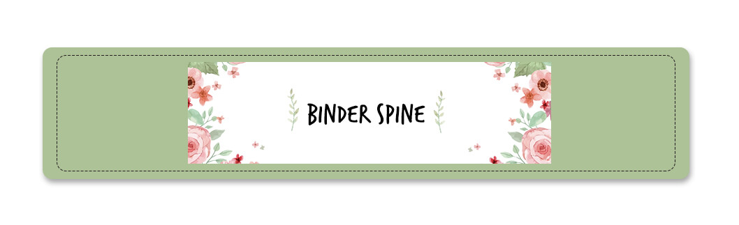 binder spine Templates PSD Free file