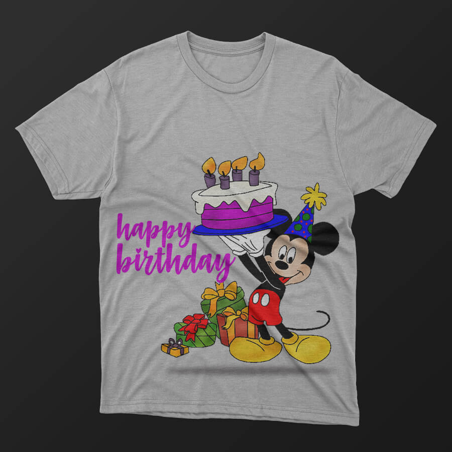 birthday shirt ideas Free PSD file photoshop