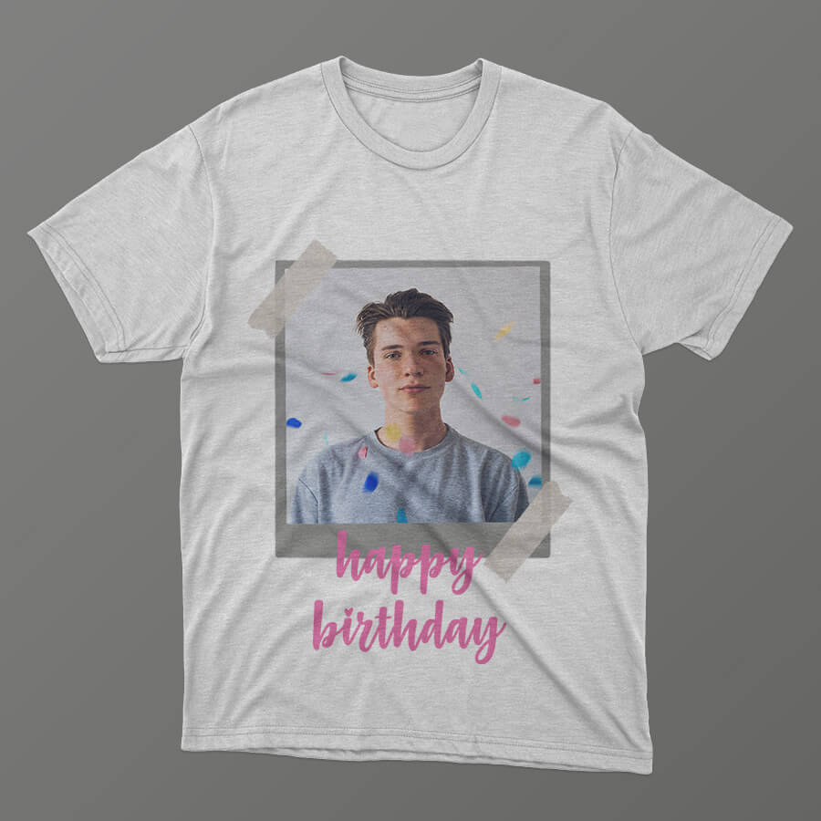 birthday t shirts Free PSD file photoshop