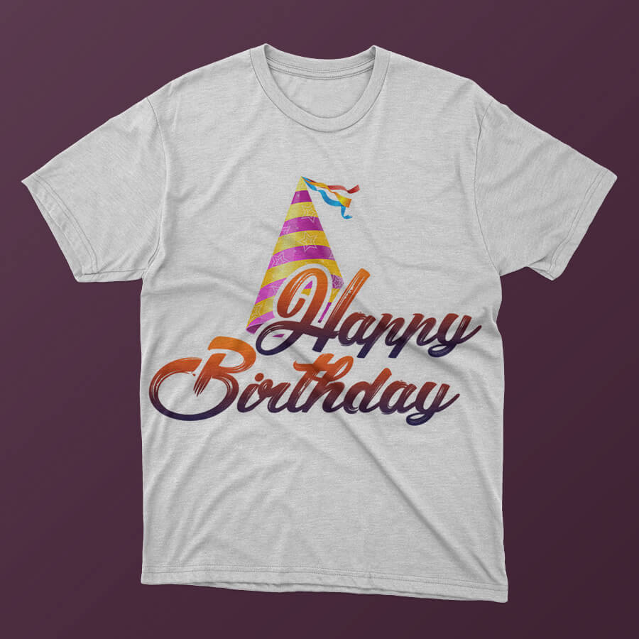 birthday t shirts Templates PSD Free file